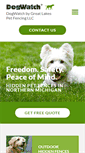 Mobile Screenshot of greatlakespetfencing.com